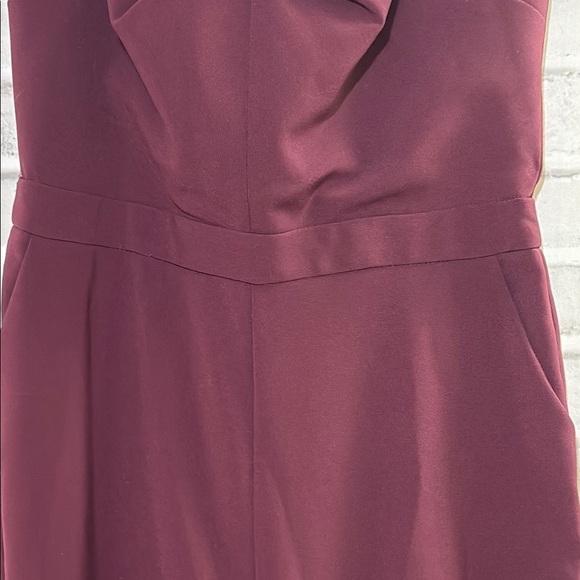 Adelyn Rae Elegant Burgundy Jumpsuit with pockets, size large - Picture 4 of 10